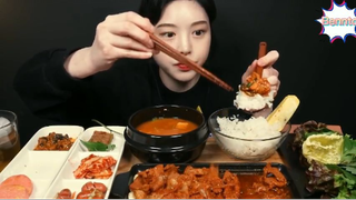 Thịt heo xào rau củ, canh tương đậu phần 4 #anngonmoingay