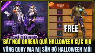 FREE FIRE | GARENA TẶNG QUÀ HALLOWEEN CỰC XỊN GÓI ĐỒ VÀ SKIN SÚNG, VÒNG QUAY MA MỊ SĂB ĐỒ CỰC ĐẸP