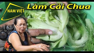 26 tết - Làm 10 kg cải chua ăn tết [Nam Việt 1921]