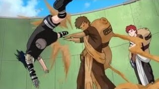 Sasuke vs Gaara La Batalla Inicia. Gaara prepara su Jutsu Secreto 😨 Español Latino Full HD