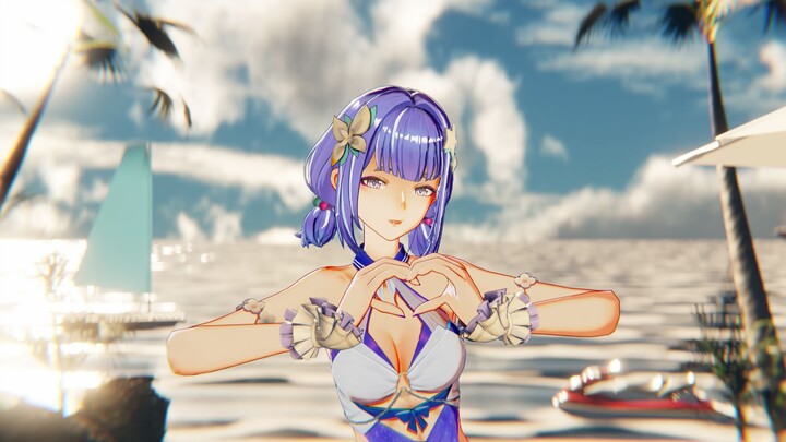 【战双MMD】夏天，沙滩，泳装，还有我❤️summertime 亚里莎回音