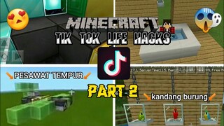 Menguji 5 kebenaran Minecraft Tik Tok Life Hacks 《Minecraft Tik Tok Life Hacks Indonesia》