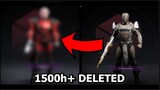 I deleted my Titan with more than 1500 hours just so I can have a better one. (Female Titan)