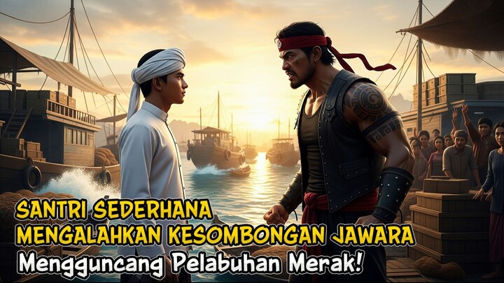 SANTRI SEDERHANA INI BERHASIL MENGALAHKAN KESOMBONGAN SEORANG JAWARA DI DERMAGA