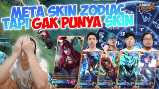 MAIN META SKIN ZODIAC TAPI GUE GAK PUNYA SKIN SENDIRI - SKIN OFF SKILL ON BANTAI PAKAI IRITHEL !!!