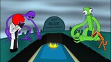 Rainbow Friends Blue's Funeral (Sad Story) | FNF Goodbye World |  FNF Animation