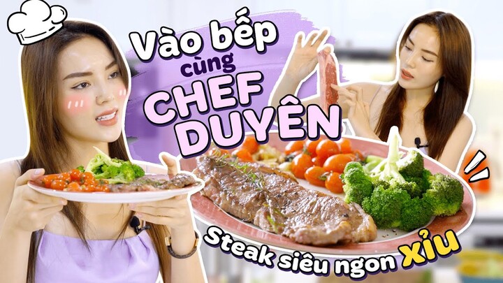 Ky Duyen Daily | VLOG 37: “Chef Gấu” trổ tài món steak "5 Sao" tại gia, có gì đặc biệt mà ngon thế?