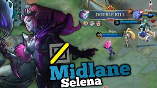 Sekarang selena lebih enak midlane - Mobile Legends
