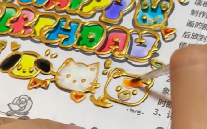 Considering how close we are, it’s not too much to ask you to paint me a glass painting for my birth