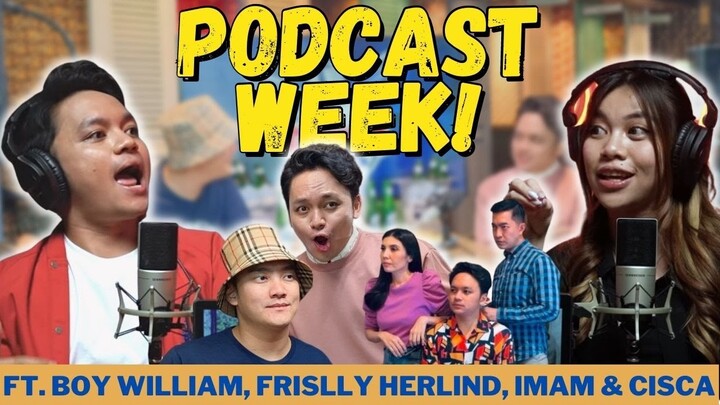 PODCAST BARENG BOY WILLIAM, FRISLLY HERLIND, & KOBAR IMAM WIBOWO & CISCA BECKER!  #NGAPAINAJA