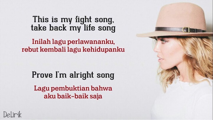 Fight Song - Rachel Platten (Lirik video dan terjemahan)