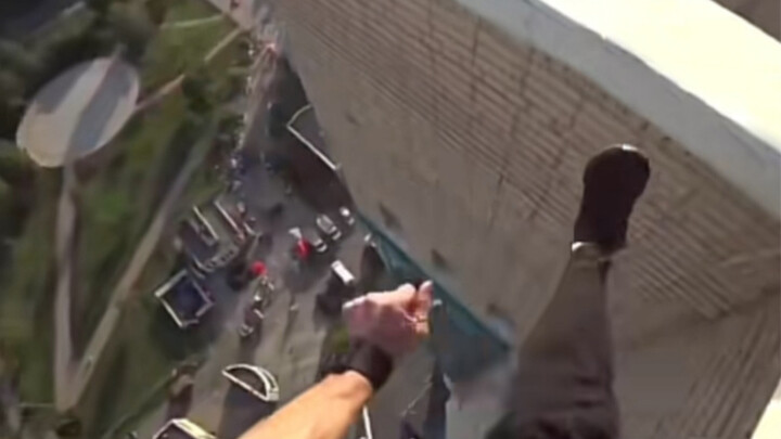 Sang Master Parkour: Aku tanya, seru nggak, Haiyan?