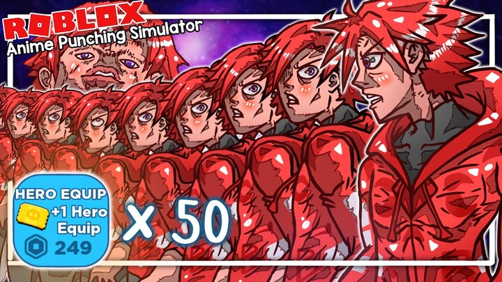 ใช้ 12,450 Robux ซื้อเกมพาสเพิ่มช่องสัตว์เลี้ยง 50 ตัว ! Anime Punching Simulator : Roblox #7
