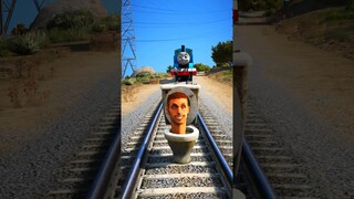 Skibidi toilet stops thomas the train #shorts