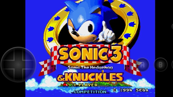 Sonic The Hedgehog 3 Knuckles (1994) Gameplay By SEGA