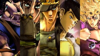 All JOJO'S BIZARRE ADVENTURE Characters Ultimate Attacks - Naruto Ultimate Ninja Storm 4 (60FPS)