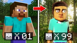 SETIAP AKU MATI DI MINECRAFT, MINECRAFTKU SEMAKIN REALISTIC! (SEASON 2)