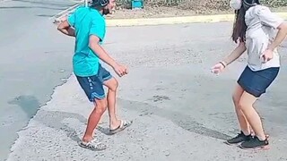 nice cha cha sales lady vs pedecad boy part 2