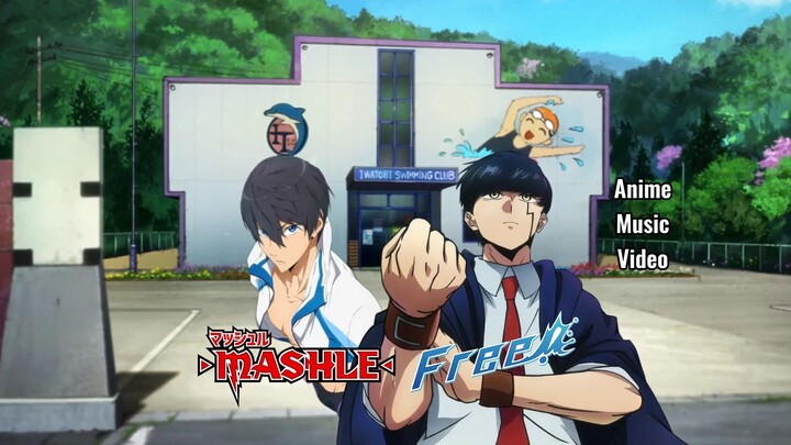 Bling-Bang-Bang-Born x Splash Free | Anime Music Video | Creepy Nuts, Style Five