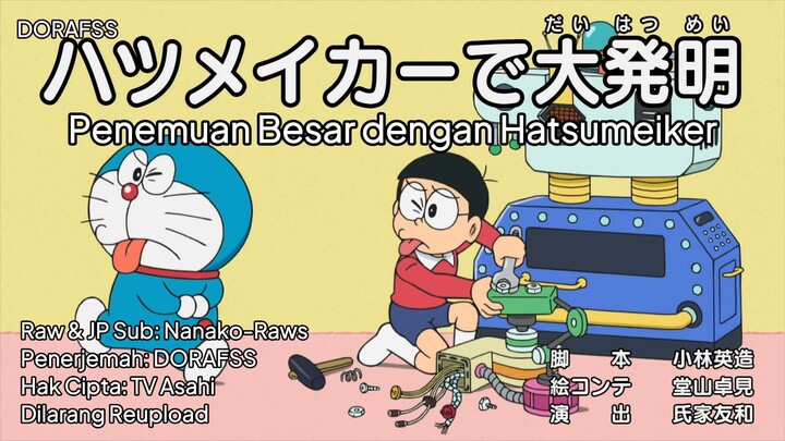 Doraemon 913 AB Sub Indo & Eng Terbaru: Mantel Kibas & Penemuan Besar dengan Hatsumeiker