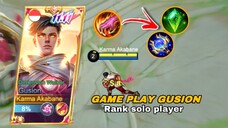Game play gusion rank solo player best momentun