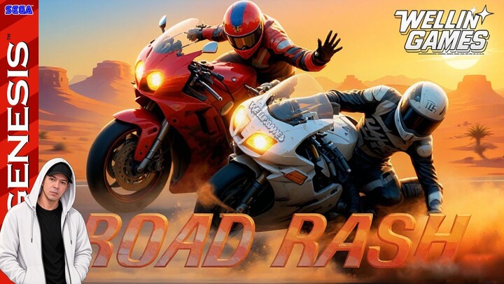 ROAD RASH Mega Drive – O clássico das corridas de moto! | 经典怀旧游戏