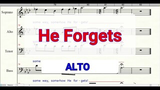 He Forgets | Alto