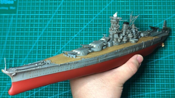 【随便玩玩】 富士美 舰NEXT 1/700 NX14大和号1941（竣工时）模型直做