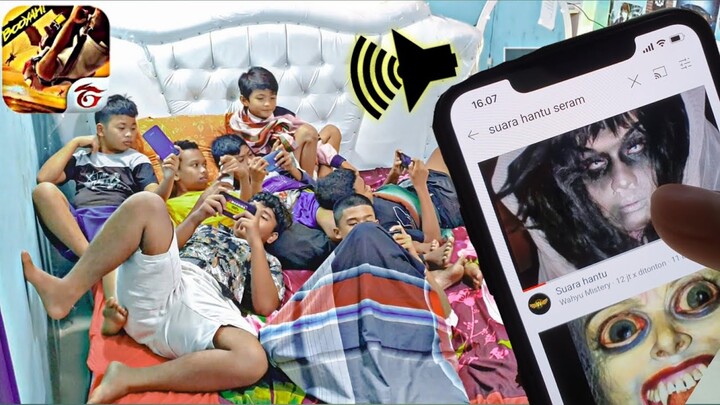 Prank bocil lagi mabar free fire pake laspeker suara hantu, auto gagal booyah