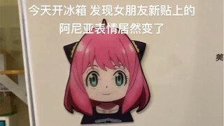 自从女朋友贴了这个贴纸 家里的冰箱就没消停过