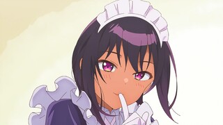 “高攻无防的黑皮女仆，温柔又可爱~”💕