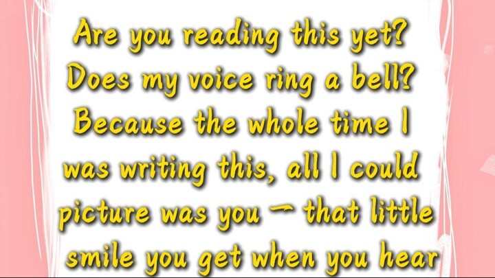 The Warmest Way to Start a Letter