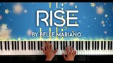 Rise by Belle Mariano piano cover | lyrics | free sheet music