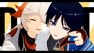 [เก็นชินอิมแพกต์MMD/ ผงเมเปิ้ล] เมื่อเห็นสมบัติที่กระจัดกระจายสวยงามเช่นนี้ ย่อมมีความคิดที่จะเหนือก