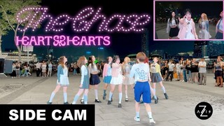 【Z轴舞团】路人视角看sm新女团Hearts2Hearts中毒性超强的出道曲The Chase一镜到底路演翻跳