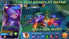 Natan 11/3/4 KDA MVP?? | The Best Gameplay Natan Gameplay, Best Build and Emblem Natan