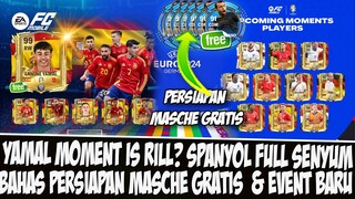 LAMINE YAMAL MOMENT! BAHAS TUNTAS UPDATE BESOK & MASCHERANO GRATIS EVENT EURO 2024 EASPORT FC MOBILE