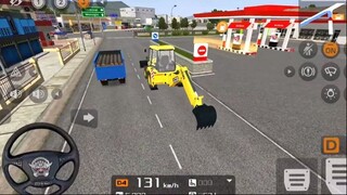 Trò chơi mô phỏng thùng bánh lái - JCB 3DX Backhoe Bus Simulator Indonesia - A