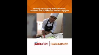 Lalaking walang pang-tuition fee noon, restaurant owner na ngayon | Biyahe Ni Drew