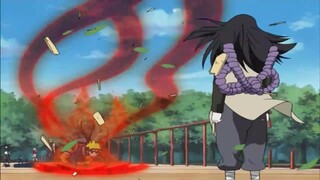 Yamato gets tricked by Kabuto & Orochimaru, Naruto completely lost control and fights Orochimaru