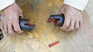 كيفية توصيل جذوع الأشجار المكسورة بشكل مثالي، ومفاصل التجويف واللسان الصينية