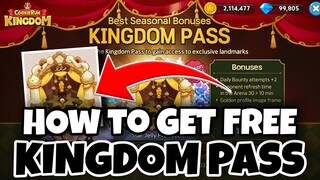 How To Get FREE KINGDOM PASS | Cookie Run 2022