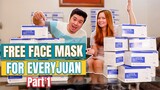 Libreng Face Mask for Everyone | Face Mask Awareness Campaign | Couple Vlog