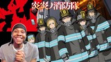 Non Fire Force Fan Reacts - To All Fire Force Openings 1-4 - Anime OP Reaction