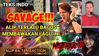 SAVAGE ‼️ MENURUT MUSISI AMRIK, ALIP COVER LAGU INI TERLALU BAGUS | ALIP BA TA REACTION | TEKS INDO