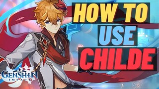 A Godly Hydro DPS Unit! How to Use Tartaglia - Childe Review/Guide | Genshin Impact