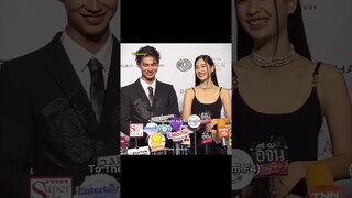 The only difference is that Bright's getting shy but Mingyu looks annoyed 😂