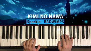 Your Name - Sparkle (Piano Tutorial Lesson)