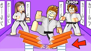 ROBLOX  CHOP BECOMING THE STRONGEST KARATE KID