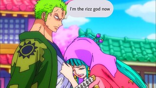 When Zoro claps Boa | One Piece Skit